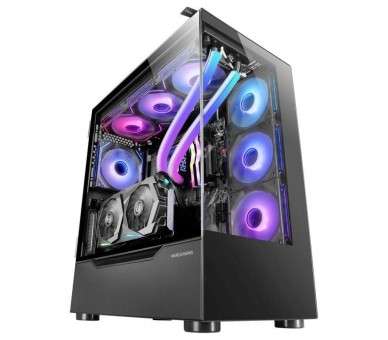 p ph2CAJA GAMING CUSTOM MC ULT h2pLa MC ULT con su diseno CUSTOM dispone de doble panel de cristal templado continuo sin marco 