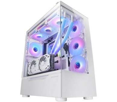 p ph2CAJA GAMING CUSTOM MC ULT h2pLa MC ULT con su diseno CUSTOM dispone de doble panel de cristal templado continuo sin marco 