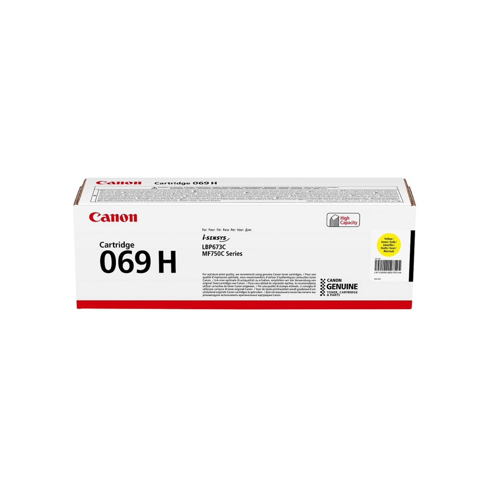 Toner canon 069h amarillo 5095c002