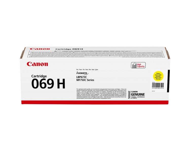 Toner canon 069h amarillo 5095c002