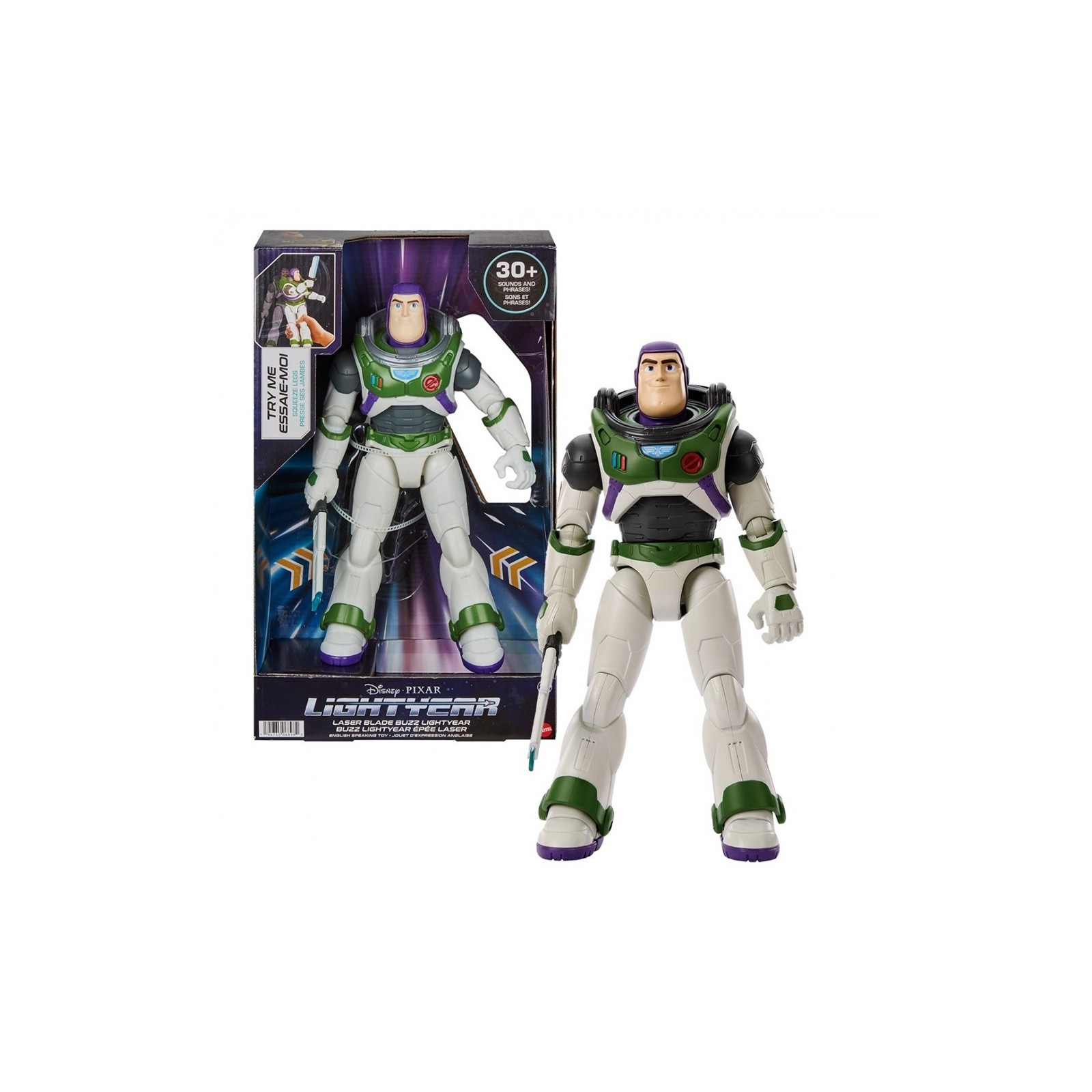 Figura mattel buzz lightyear con luz