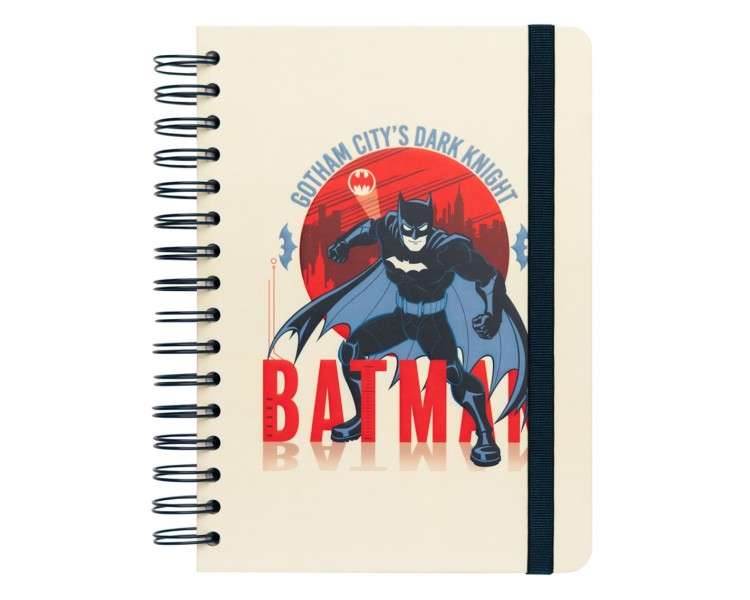 Cuaderno a5 tapa forrada dc comics