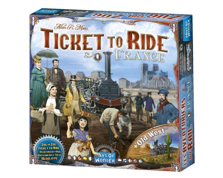 Juego mesa aventureros al tren francia