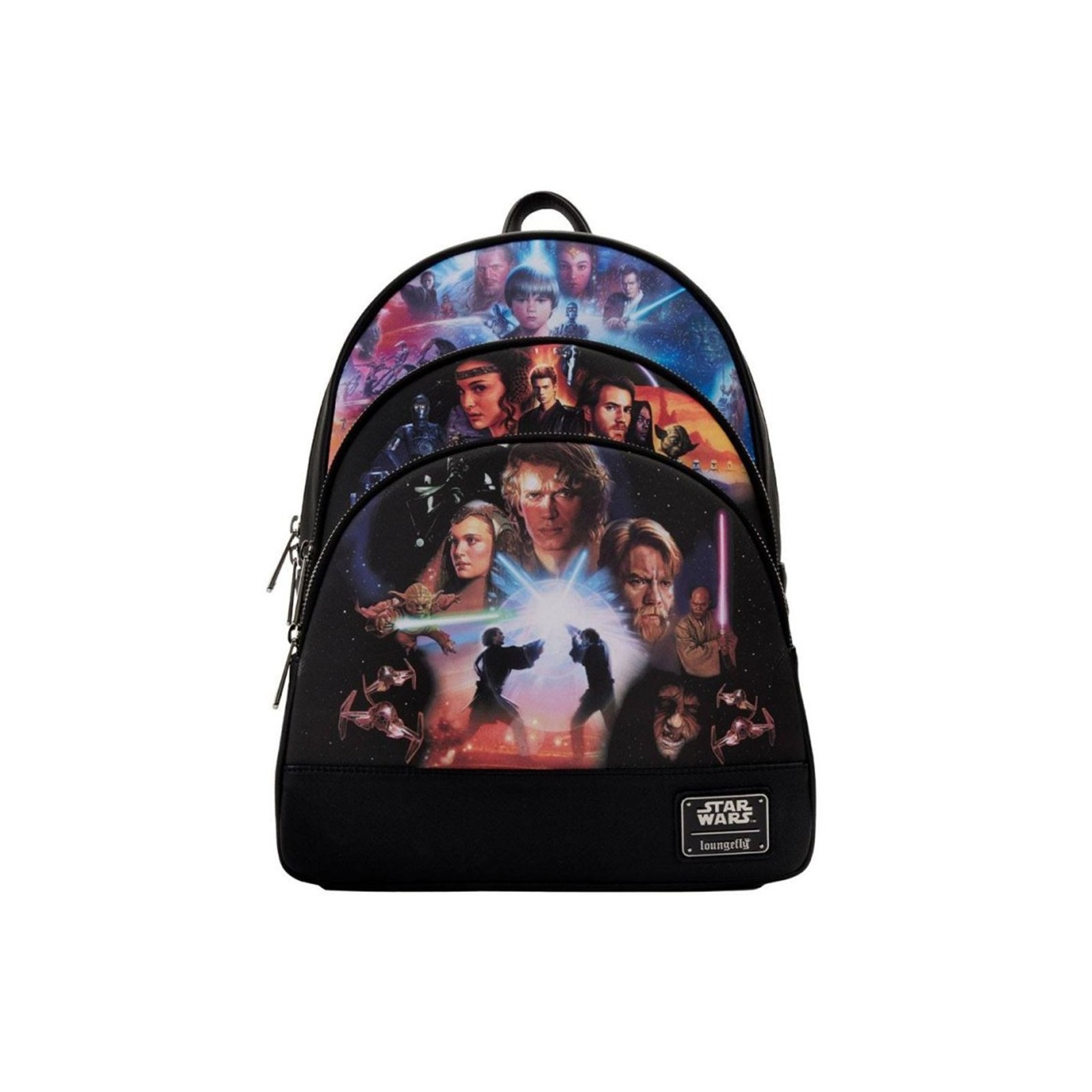 Mini mochila loungefly star wars trilogia