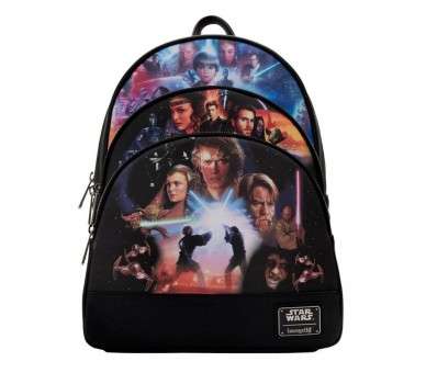 Mini mochila loungefly star wars trilogia