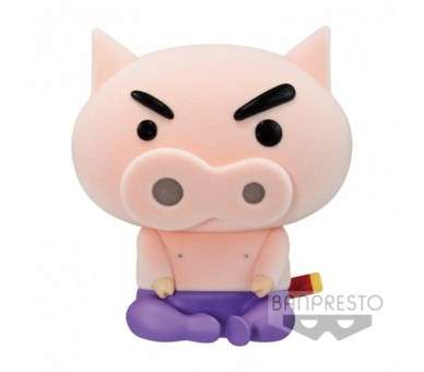 Figura banpresto fluffy puffy crayon shin chan