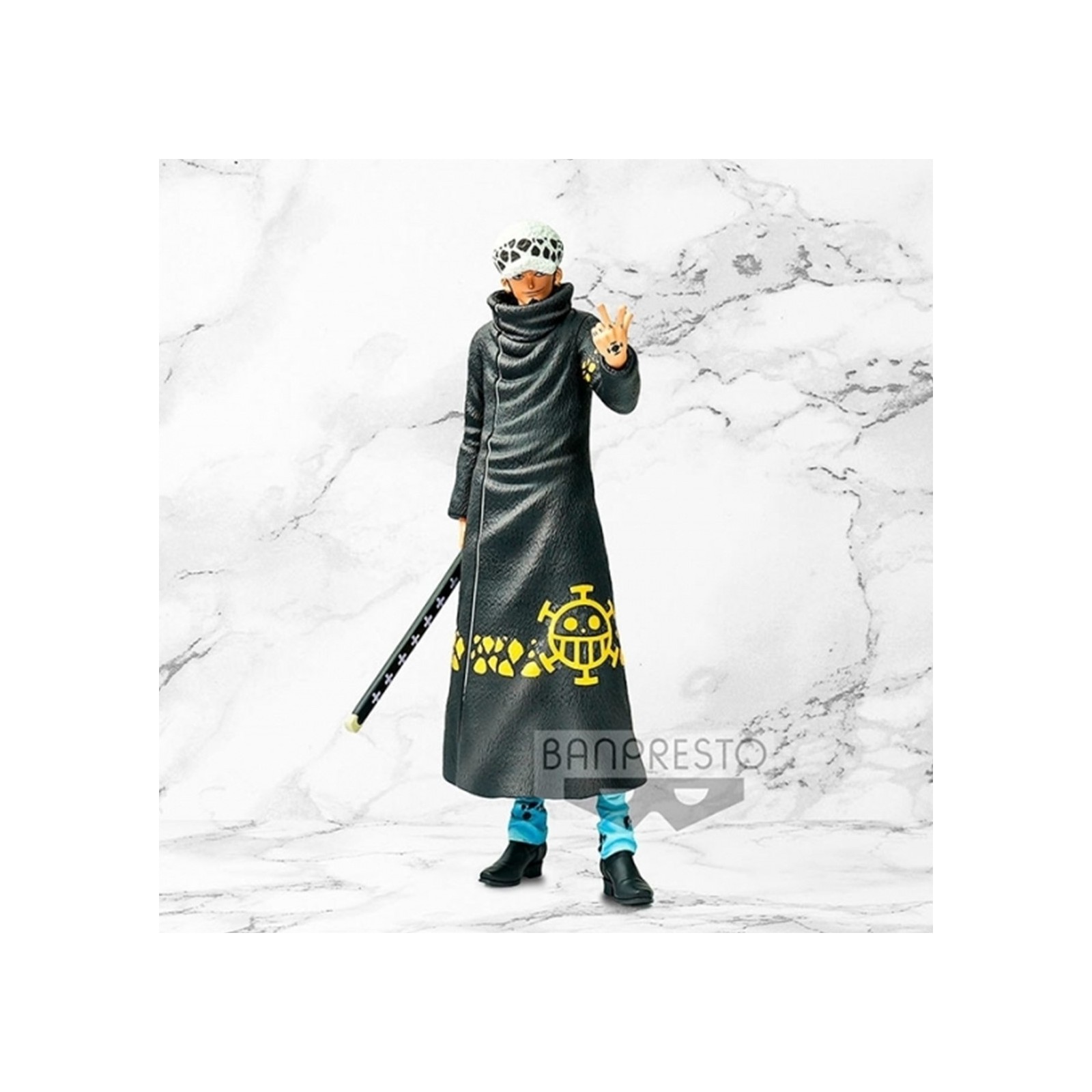 Figura banpresto one piece grandista nero