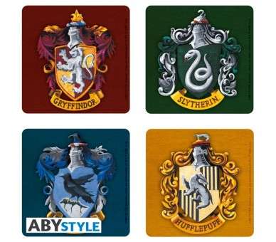 Set 4 posavasos harry potter 