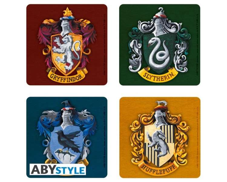 Set 4 posavasos harry potter 