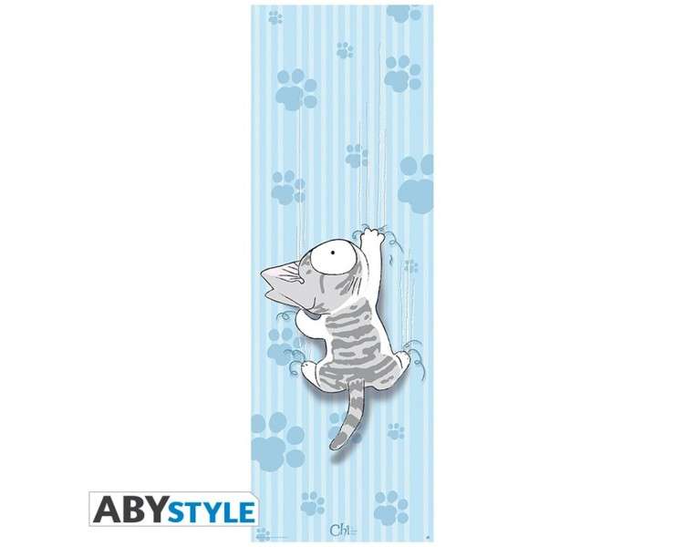 Poster puerta abystyle gato chi escalando