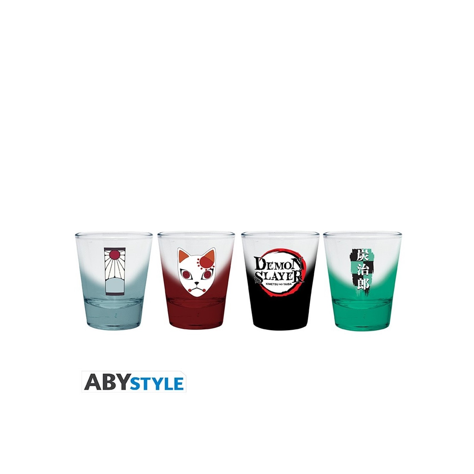 Vasos chupito abystyle demon slayer simbolos