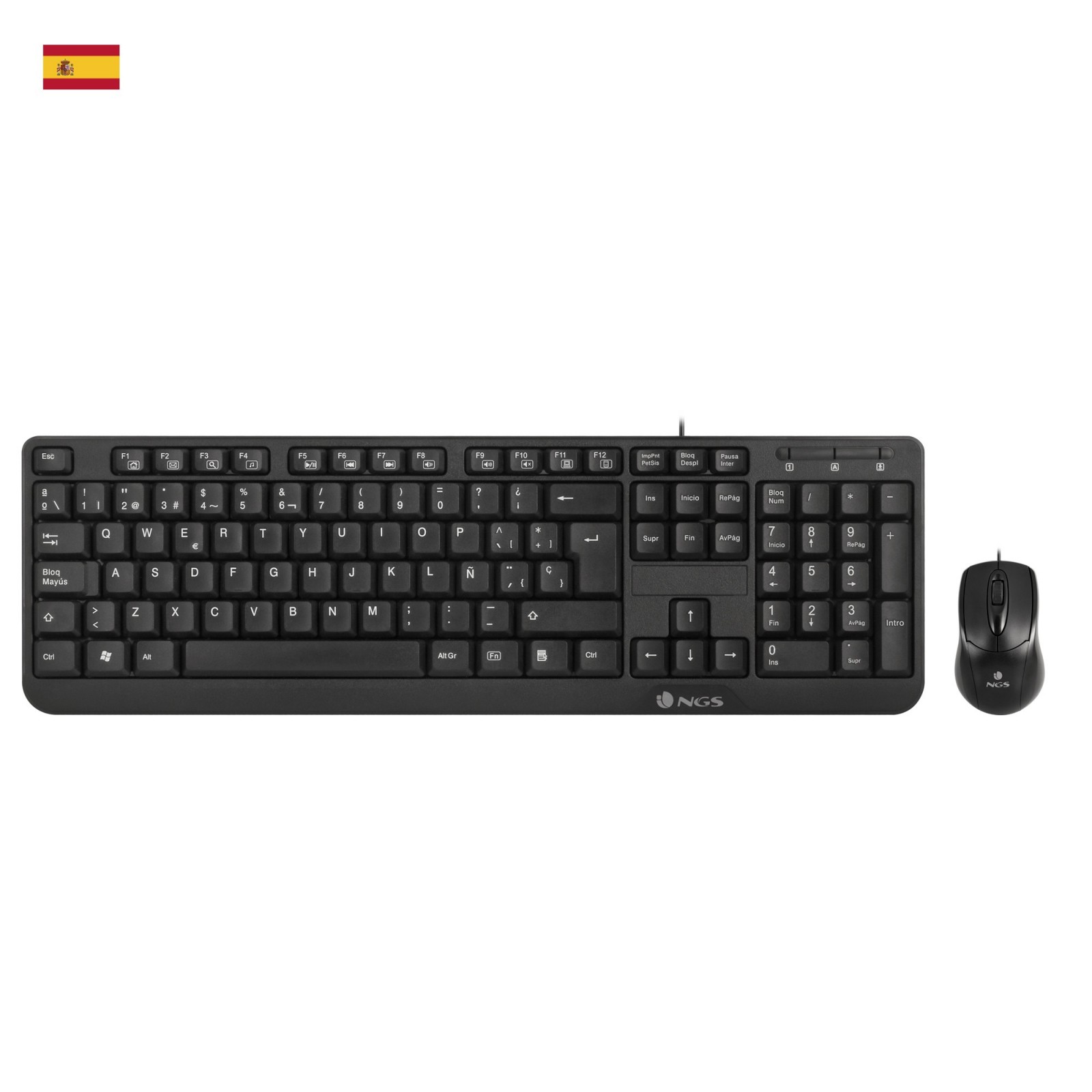 Kit teclado mouse raton ngs