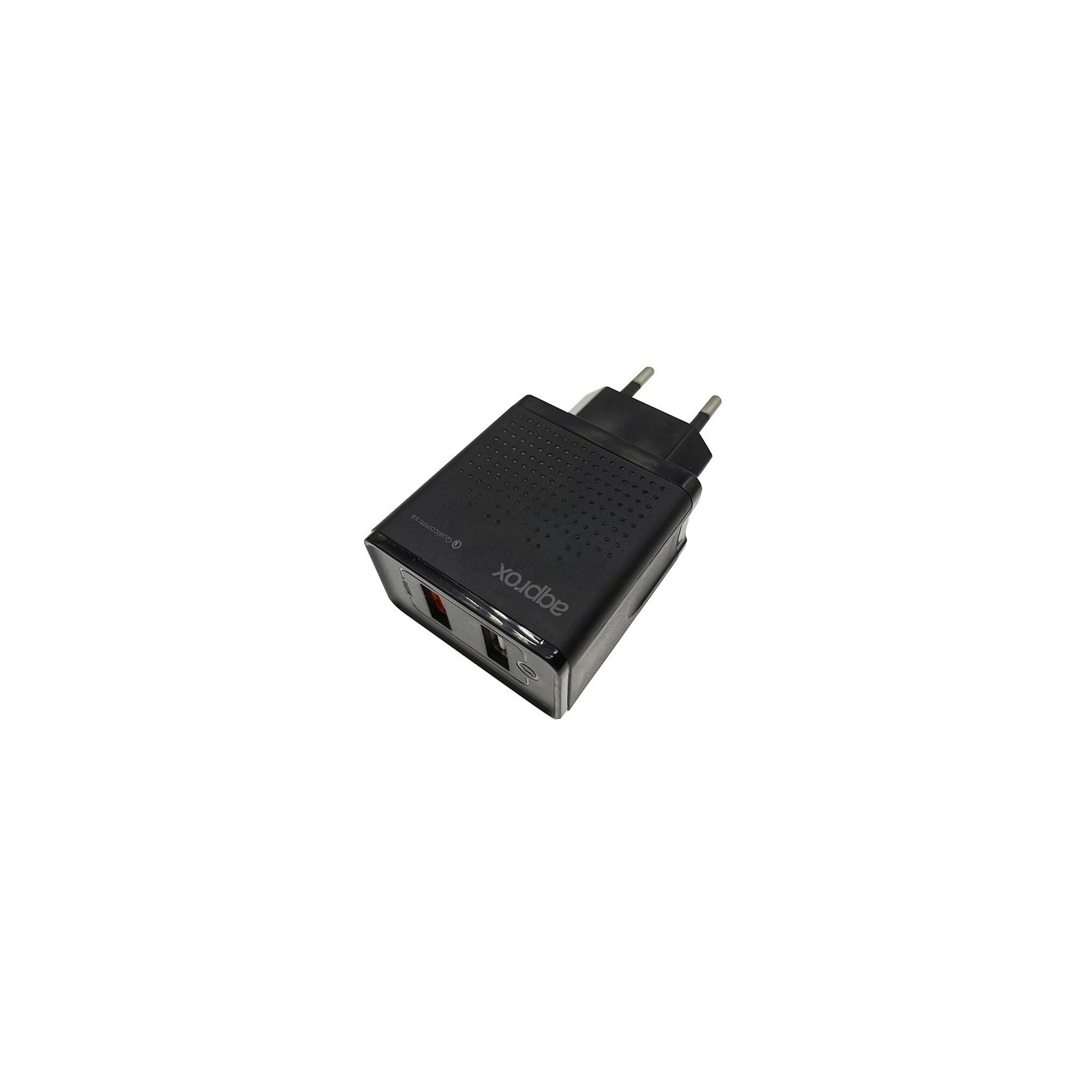 APPROX Cargador pared carga rapida 2xUSB