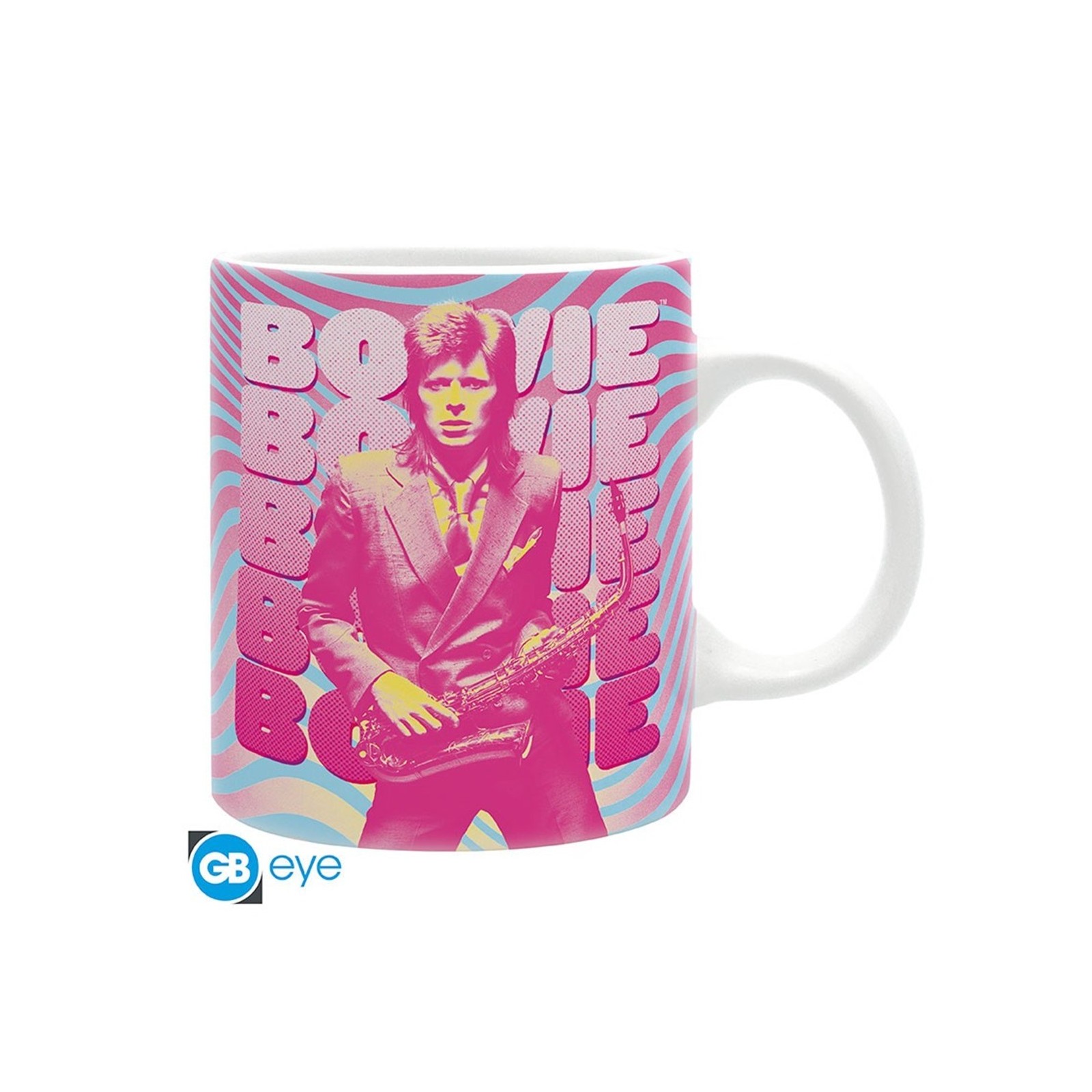 Taza gb eye david bowie saxophone