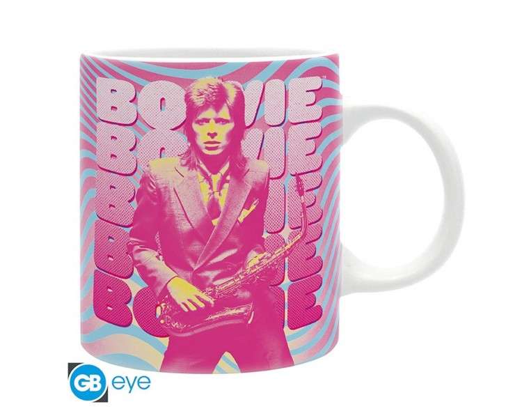 Taza gb eye david bowie saxophone