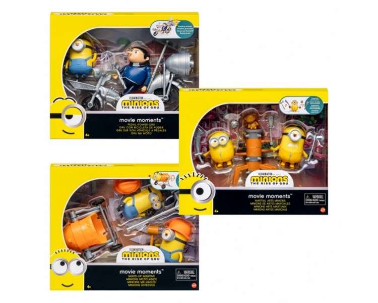 Surtido figuras mattel minions the movie