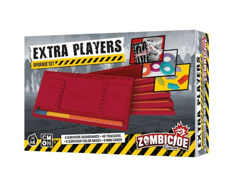 Juego mesa zombicide 2e jugadores extra