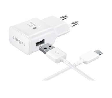 Cargador samsung ep ta20 usb 2a blanco