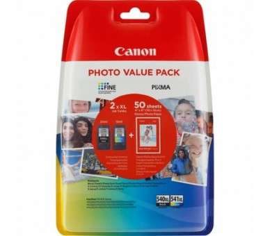 Multipack canon pg 540l cl 541xl papel