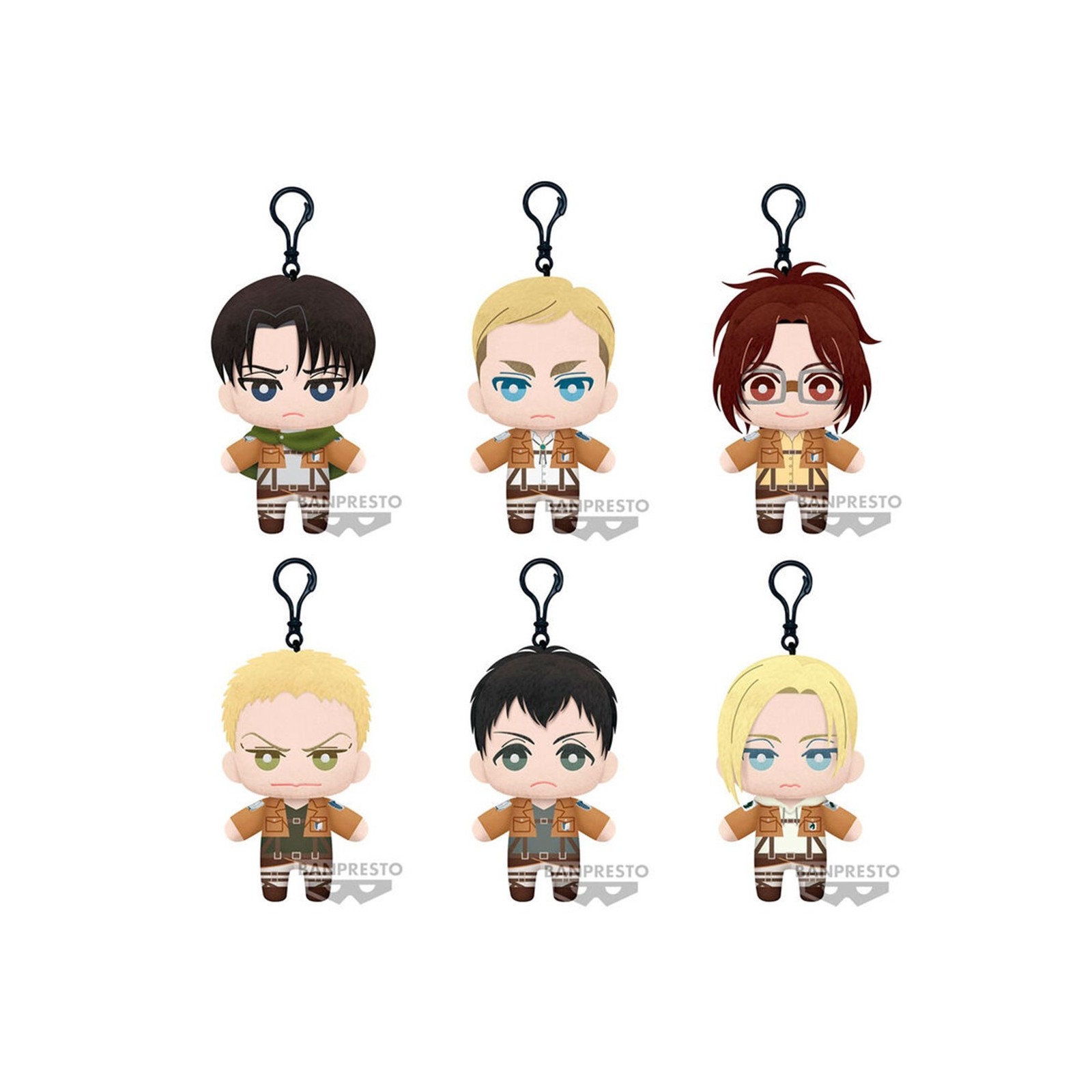 Peluche banpresto attack on titan tomonui