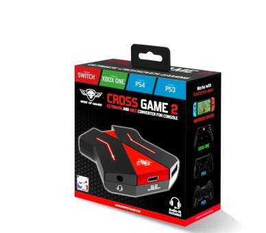 Spirit of Gamer Hub Crossgame2 Negro rojo