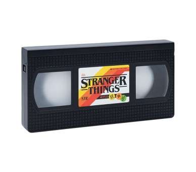 Lampara paladone stranger things vhs logo