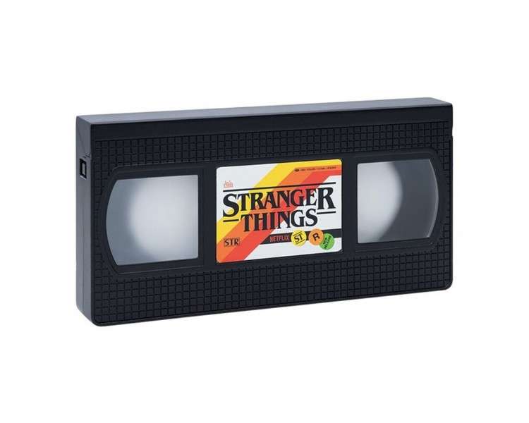 Lampara paladone stranger things vhs logo