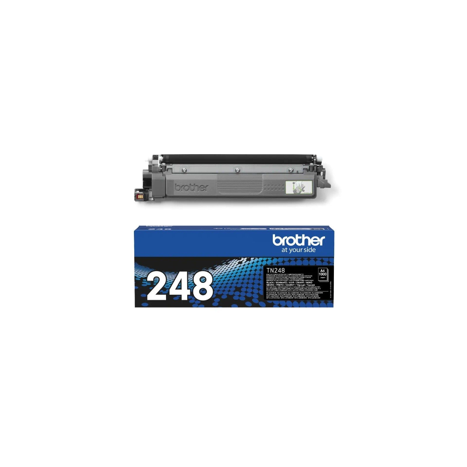 ph2TN 248BK h2Toner Negro Duracion estimada 1000 paginas segun ISO IEC 19798brbrCon el toner original negro TN248BK de duracion