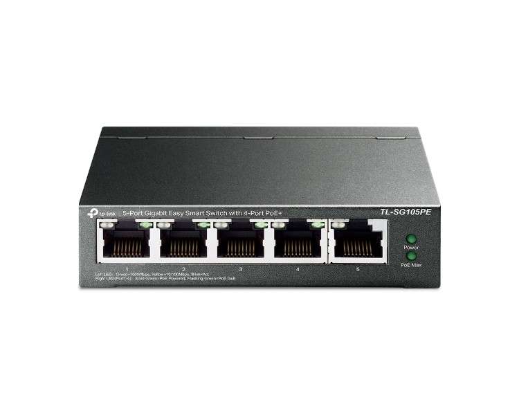 Switch 5 puertos tp link tl sg105pe easy