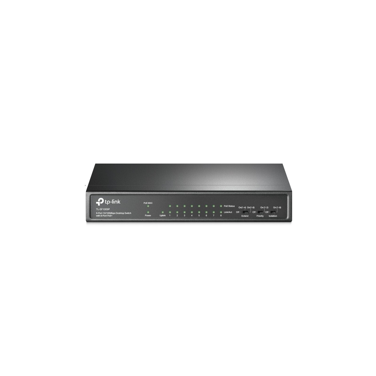 Switch 9 puertos tp link tl sf1009p 10