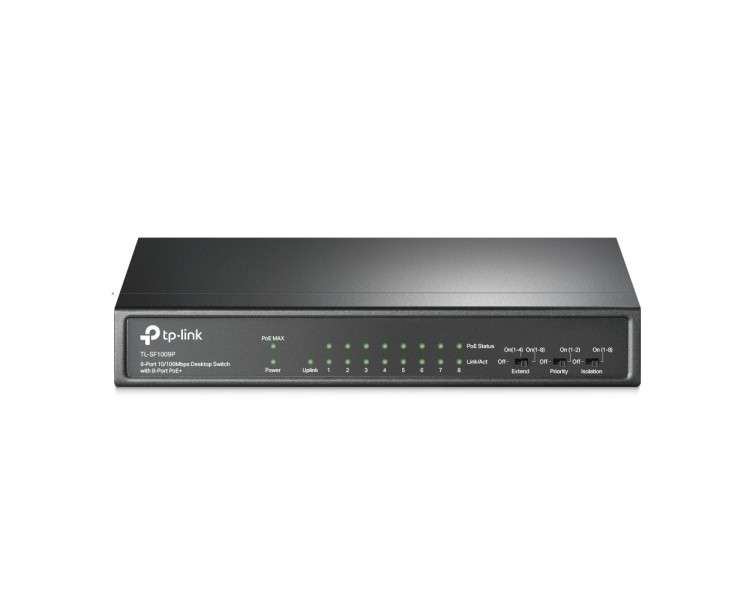 Switch 9 puertos tp link tl sf1009p 10