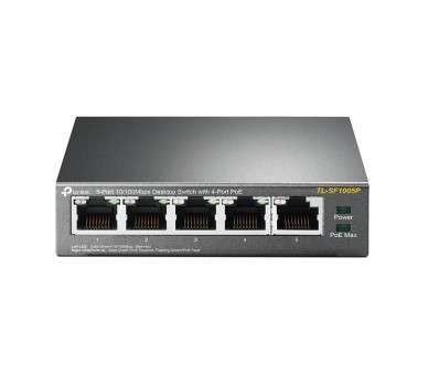 Switch 5 puertos tp link tl sf1005p 10