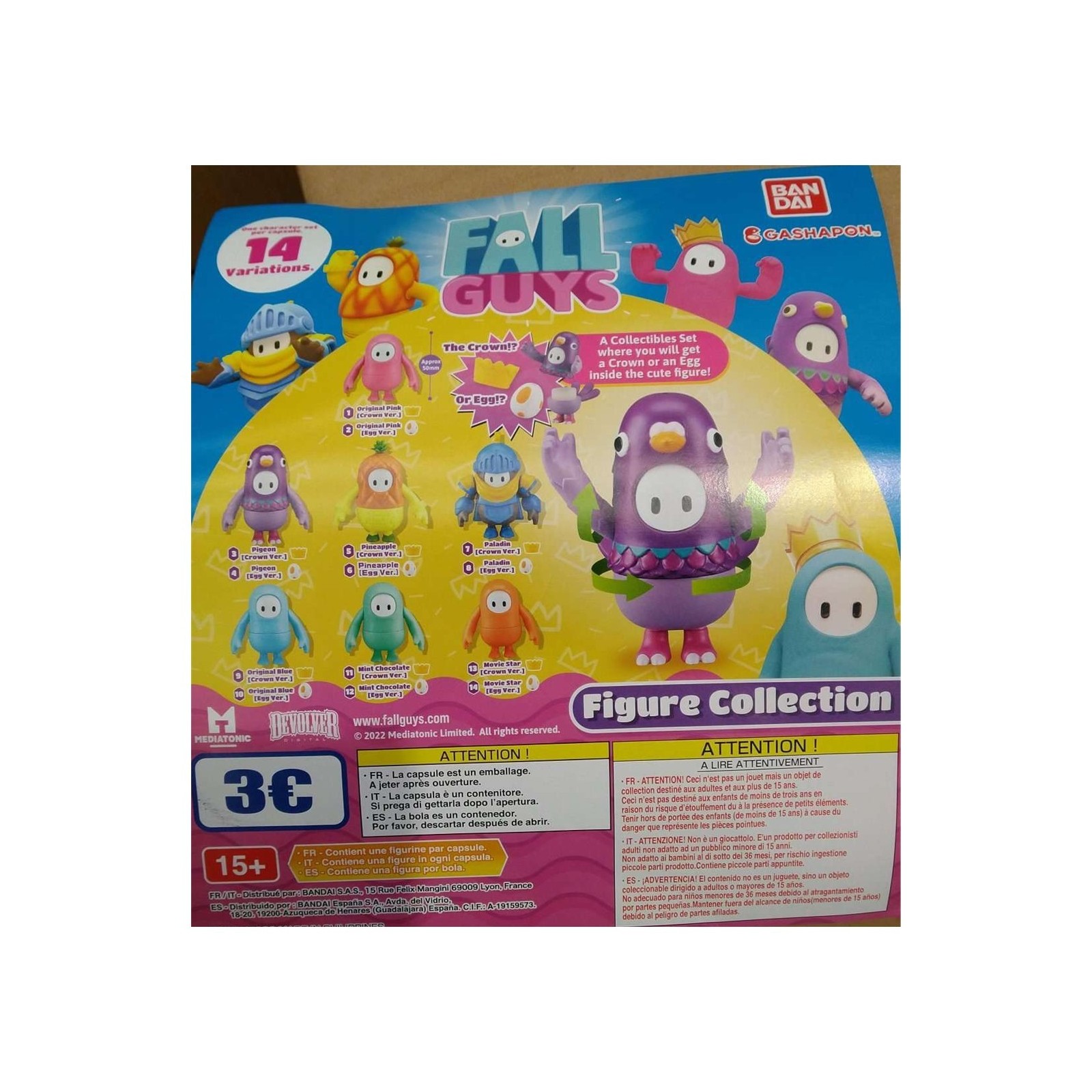 Set gashapon figuras bandai lote 50