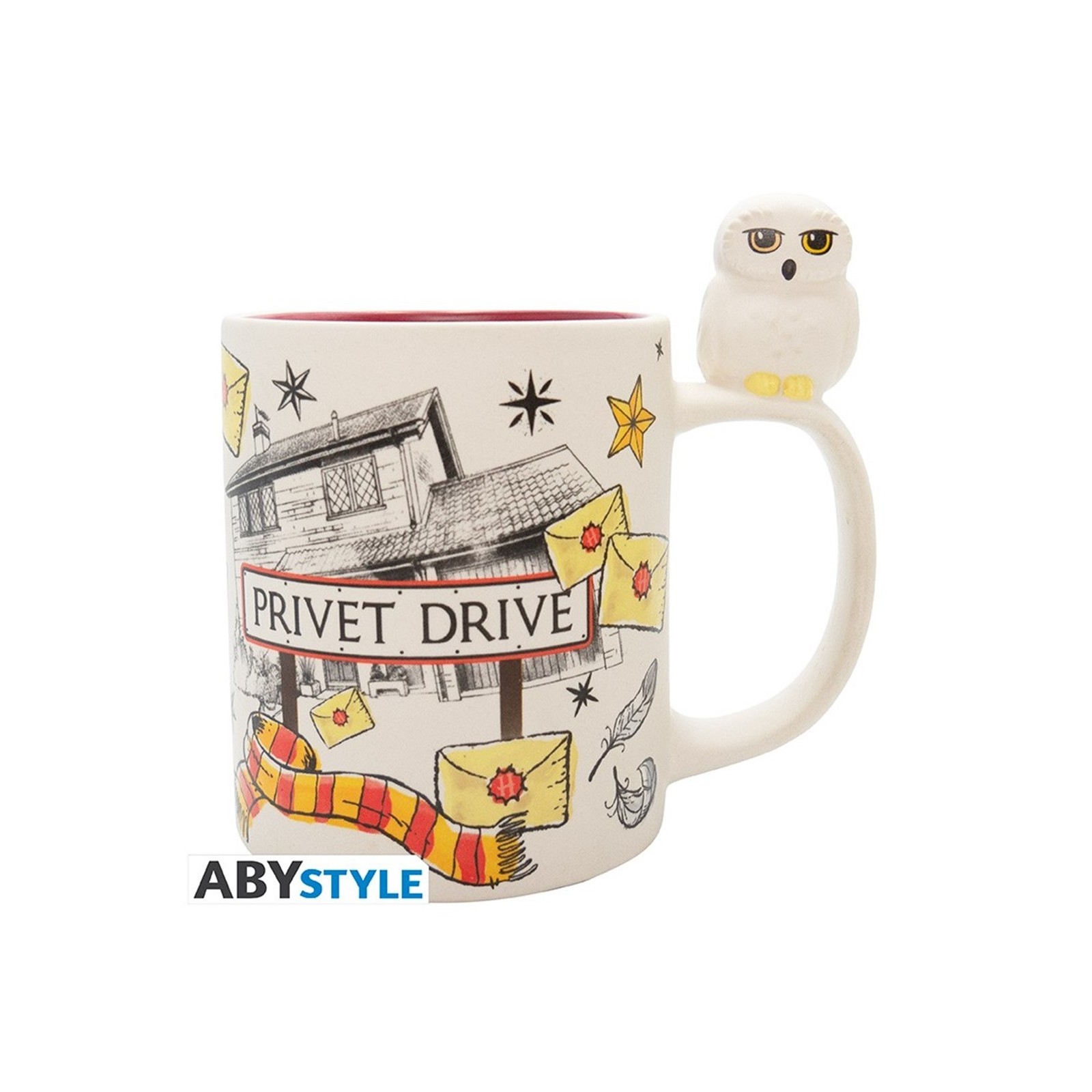 Taza 3d abystyle harry potter hedwig