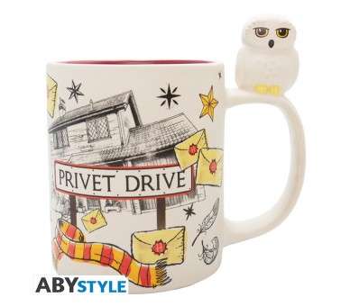 Taza 3d abystyle harry potter hedwig