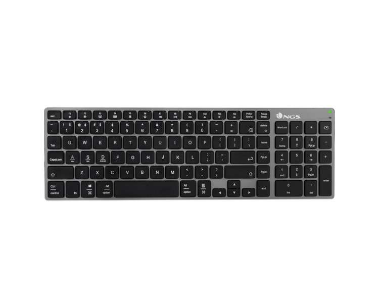 Teclado inalambrico recargable ngs fortune bt