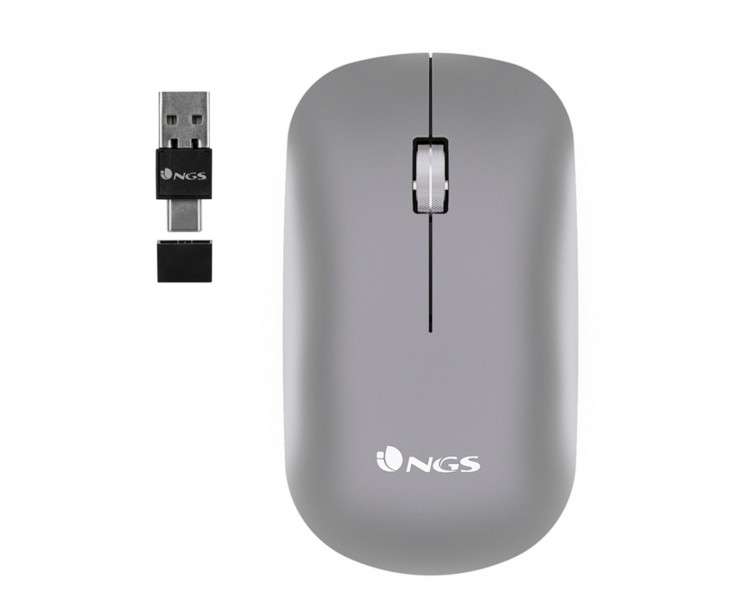 Raton multidispositivo inalambrico recargable ngs snoop rb