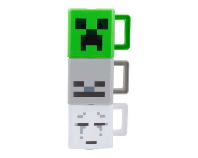 Tazas apilables paladone minecraft