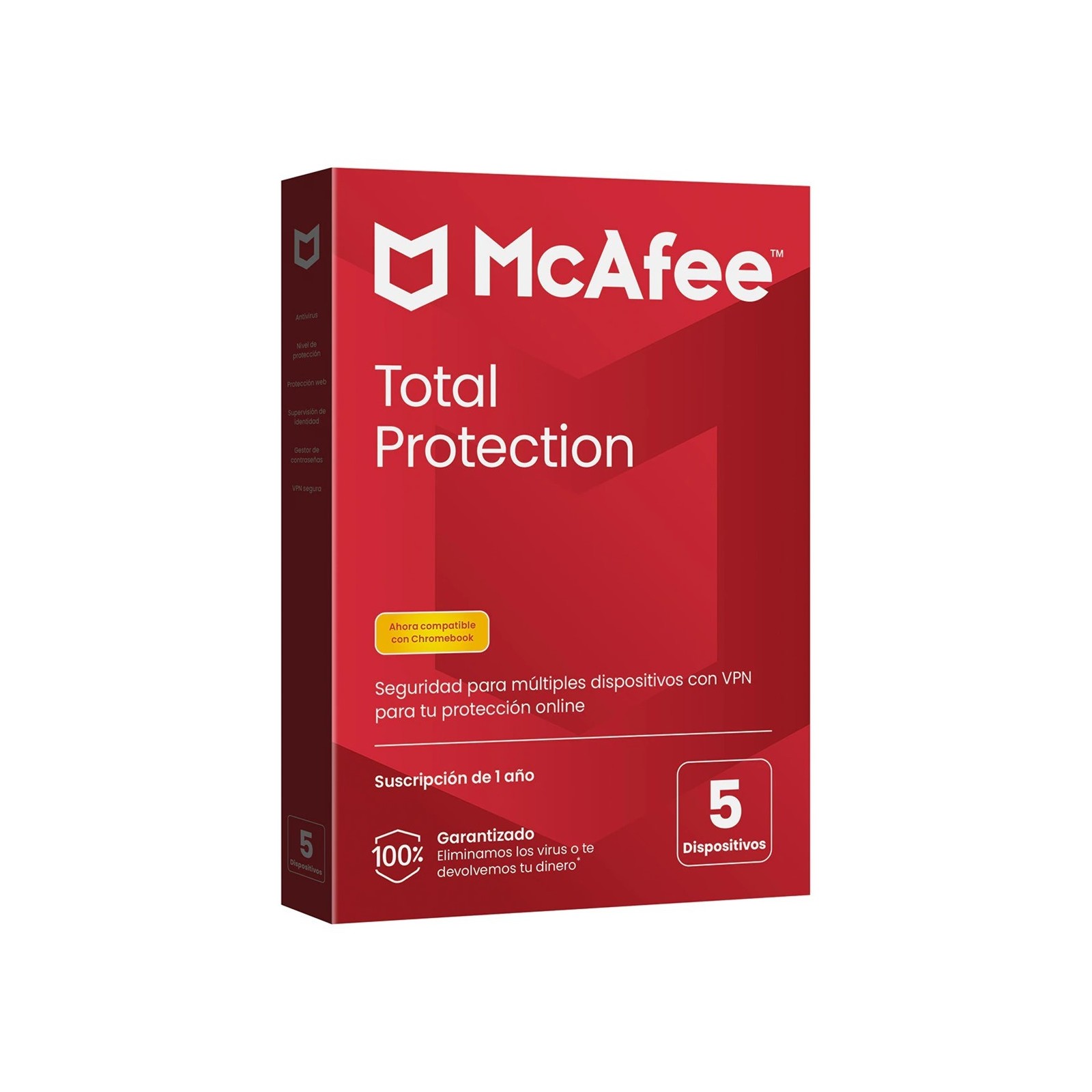 Antivirus mcafee total protection 5 dispositivos