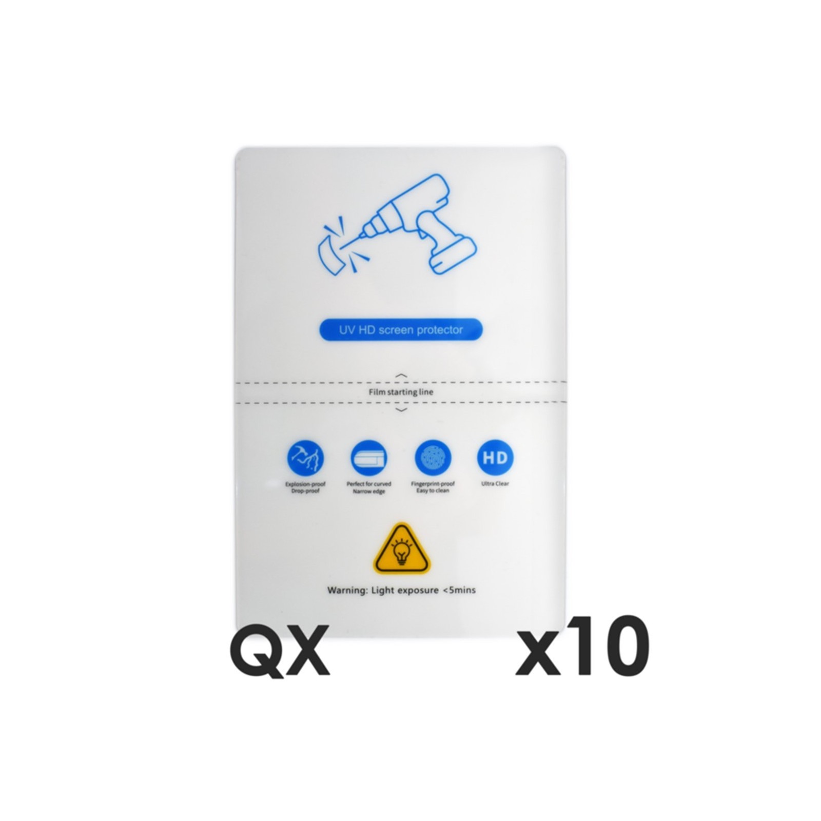 Laminas fijacion qcharx hidrogel hd qx