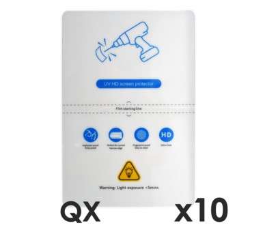 Laminas fijacion qcharx hidrogel hd qx