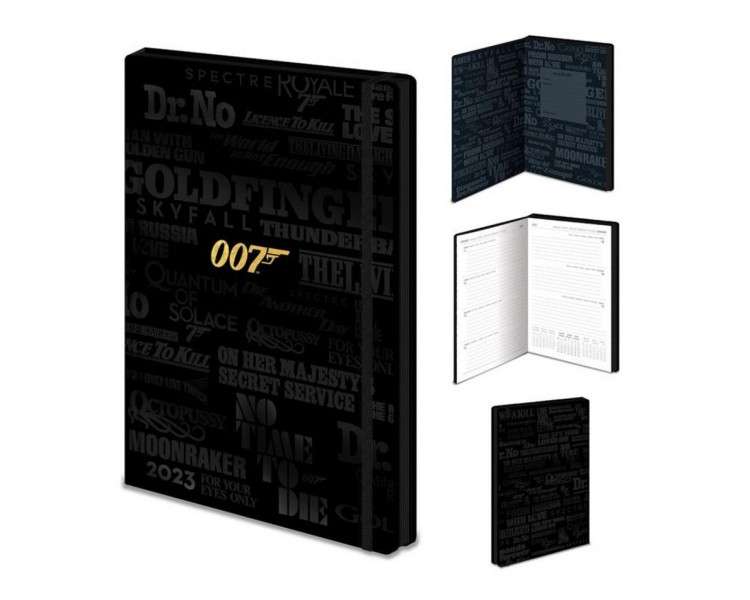 Diario 2023 pyramid james bond 007