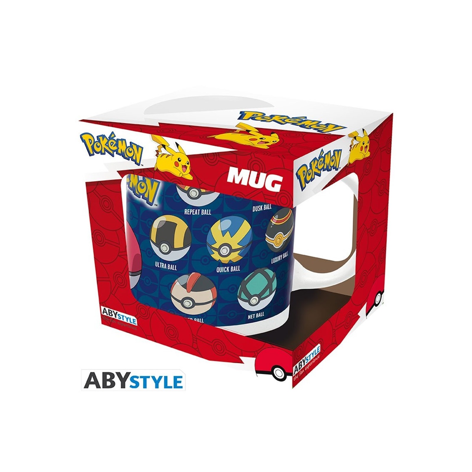 Taza abystyle pokemon pokeballs