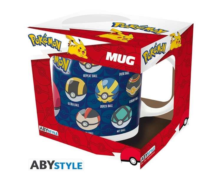 Taza abystyle pokemon pokeballs