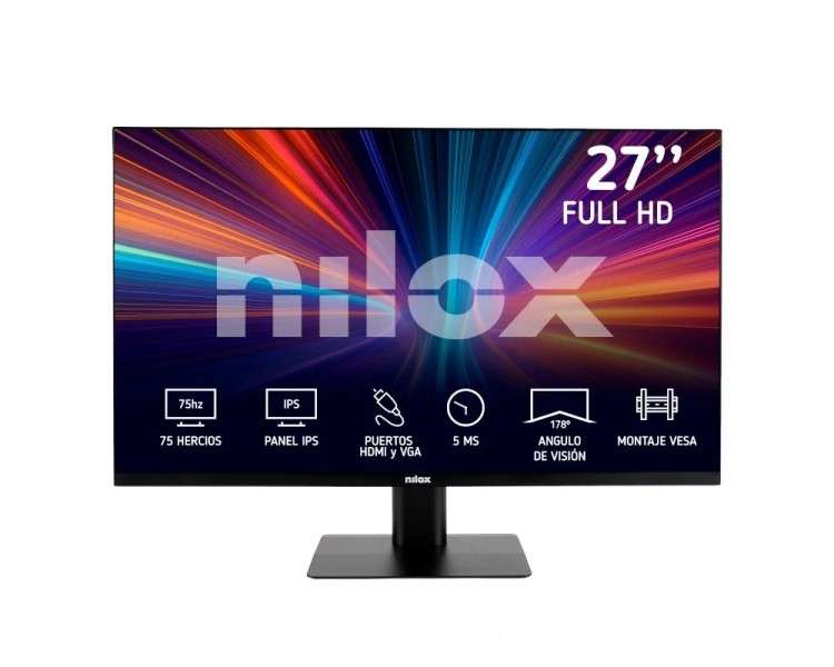 NILOX NXM27FHD11 Monitor 27 IPS 5ms VGA HDMI