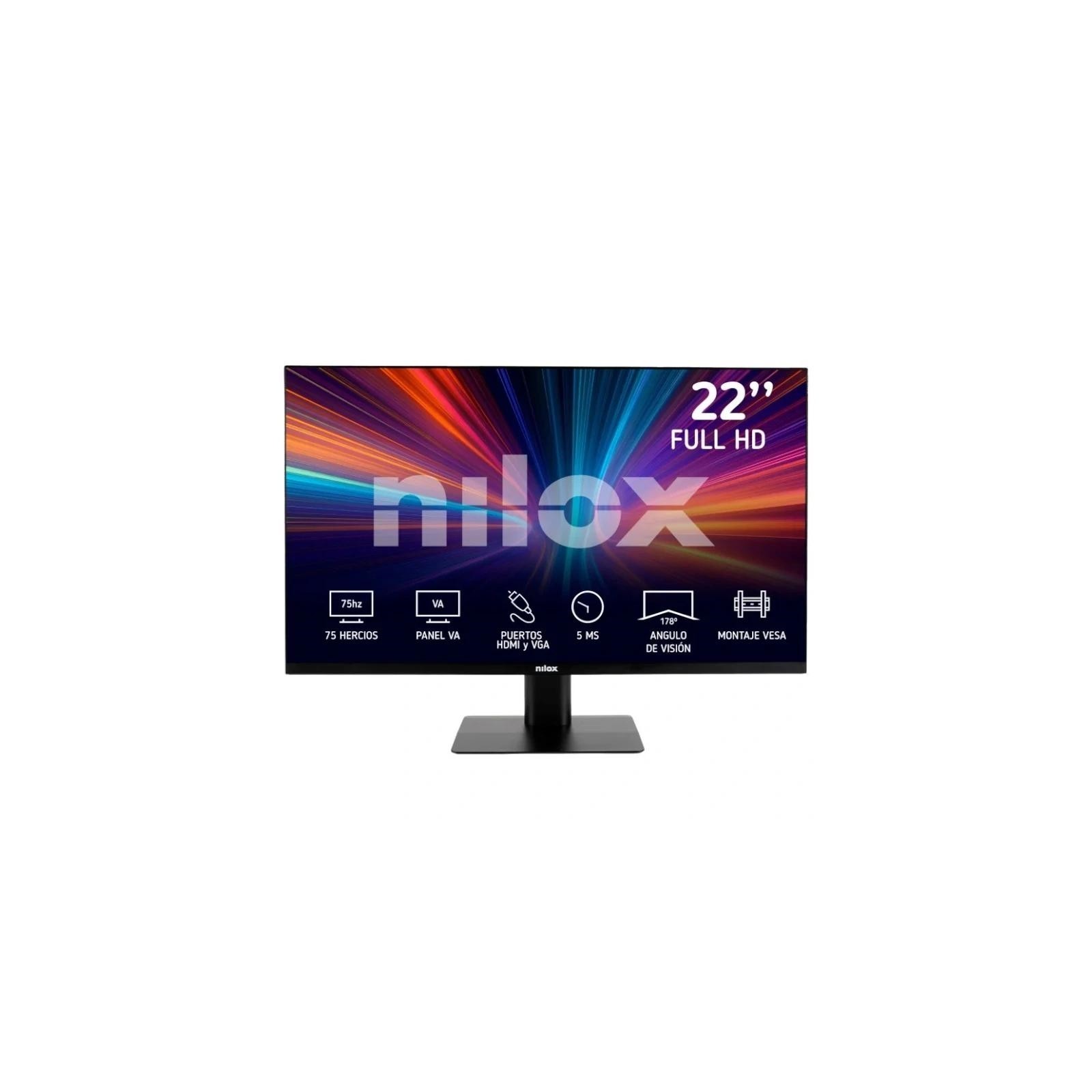 NILOX NXM22FHD11 Monitor 215 VA 75hz 5ms VGA HDM