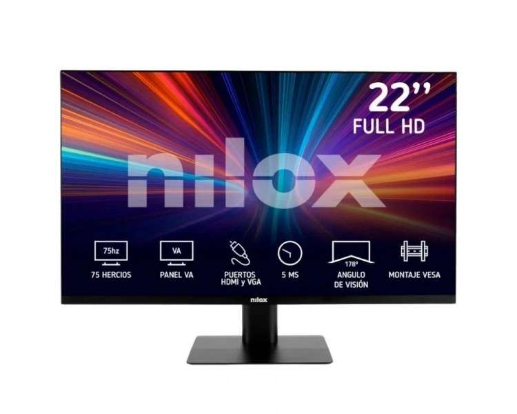 NILOX NXM22FHD11 Monitor 215 VA 75hz 5ms VGA HDM