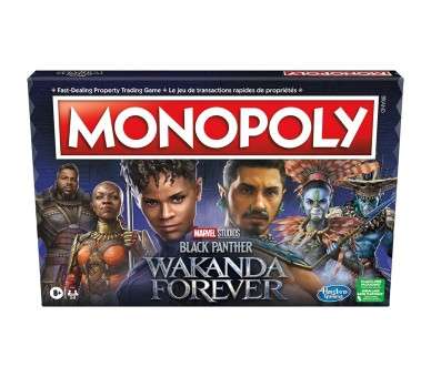 Juego mesa monopoly black panther