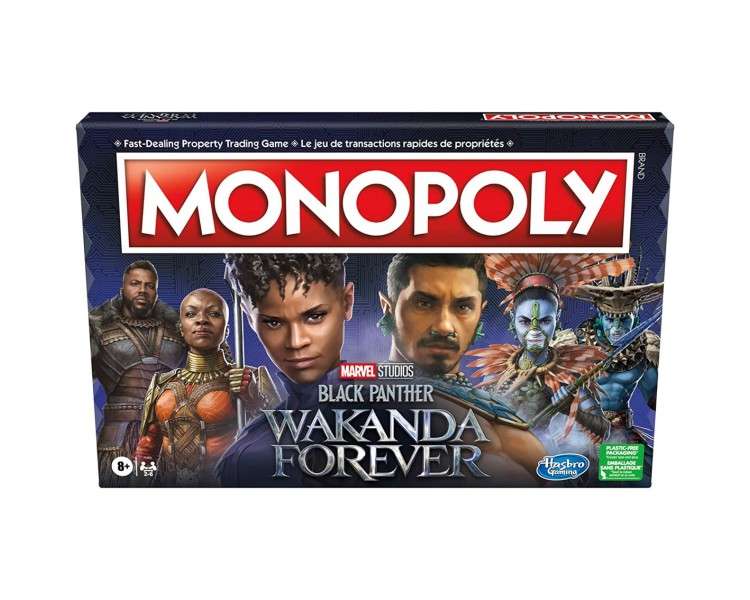 Juego mesa monopoly black panther