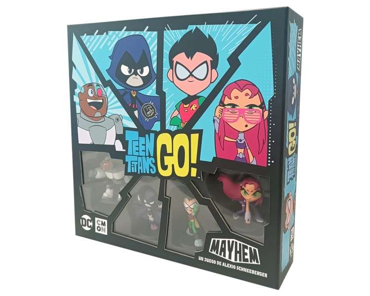 Juego mesa teen titans go mayhem